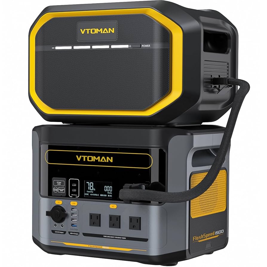 VTOMAN FlashSpeed 1500 ポータブル電源 Amazon.com : VTOMAN FlashSpeed 1500 Portable Power Station